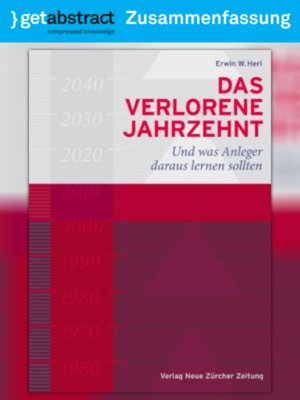 cover image of Das verlorene Jahrzehnt (Zusammenfassung)